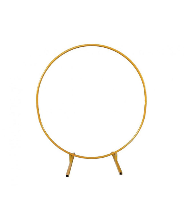 Okrugli luk za balone i dekoracije, zlatni - 200 cm