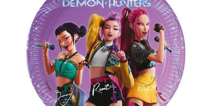 Papirnati tanjuri K-POP Demon Hunters, 20 cm - 8 kom