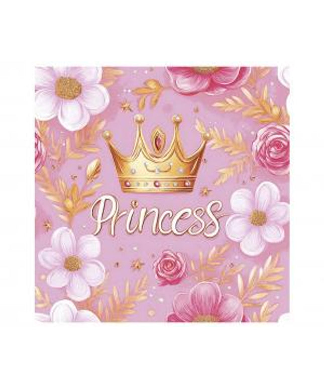 Papirnate salvete za Princeza i kruna 33 x 33 cm - 20 kom