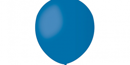Metalik plavi mini lateks baloni 13 cm Gemar set 10 komada