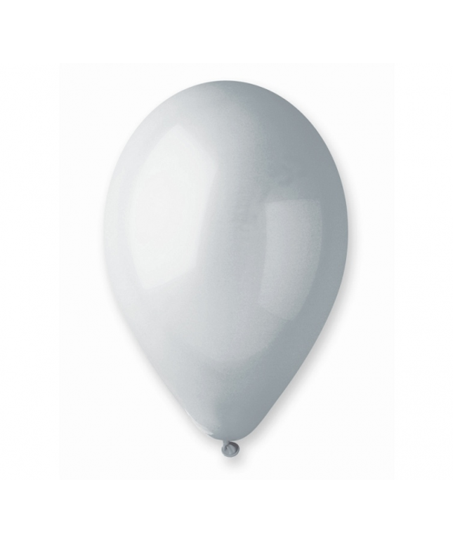 Pastel sivi lateks baloni 30 cm, pakiranje 10 kom