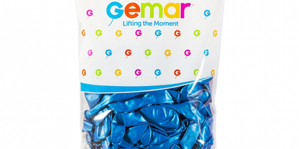 Metalik tamnoplavi baloni 30 cm Gemar pakiranje 10 kom