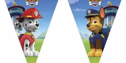 Girlanda zastavice Paw Patrol Rescue Heroes 230 cm