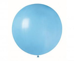 Pastel svjetlo plavi lateks balon Jumbo 75 cm - 1 kom