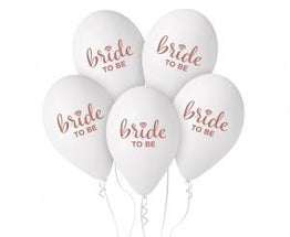 Lateks baloni “Bride To Be”  30 cm - 5 kom