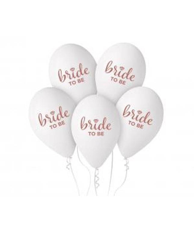 Lateks baloni “Bride To Be”  30 cm - 5 kom