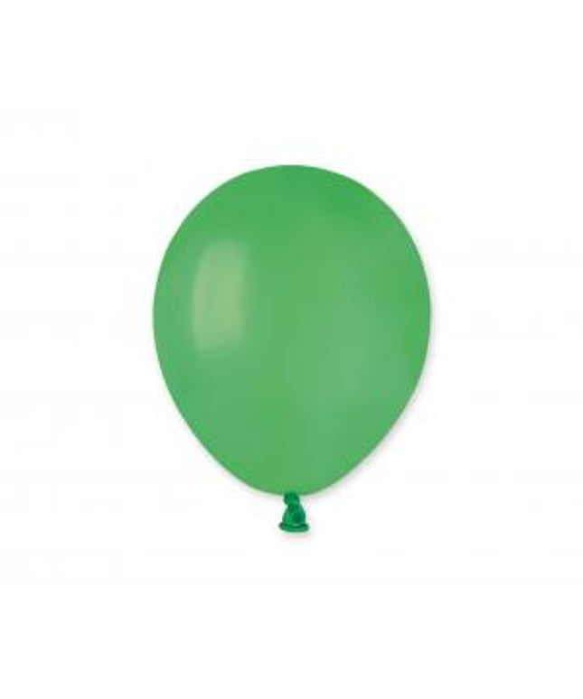 Pastel svjetlo zeleni lateks baloni 13 cm - 10 kom