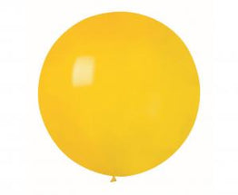 Pastel žuti lateks balon Jumbo 75 cm - 1 kom