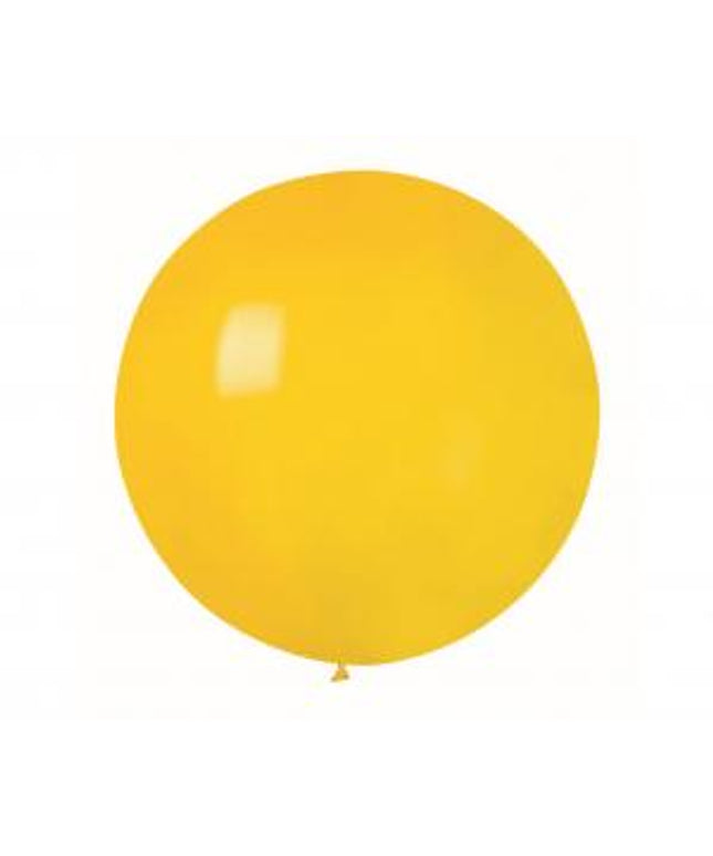 Pastel žuti lateks balon Jumbo 75 cm - 1 kom