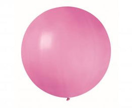 Pastel roza lateks balon Jumbo 75 cm - 1 kom