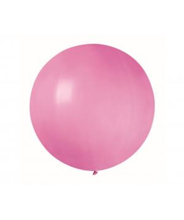 Pastel roza lateks balon Jumbo 75 cm - 1 kom