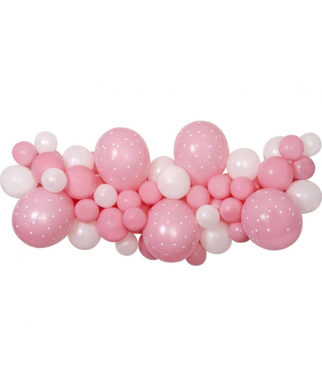 Balonska girlanda roza - 200 cm
