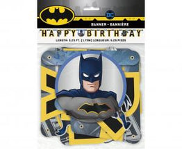Baner natpis Batman "Happy Birthday" - 175 cm