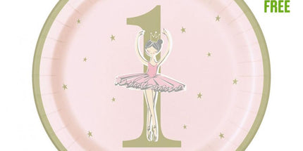 Papirnati tanjuri Balerina, 23 cm - 8 kom