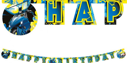 Baner natpis Batman Rogue Rage "Happy Birthday" - 200 cm