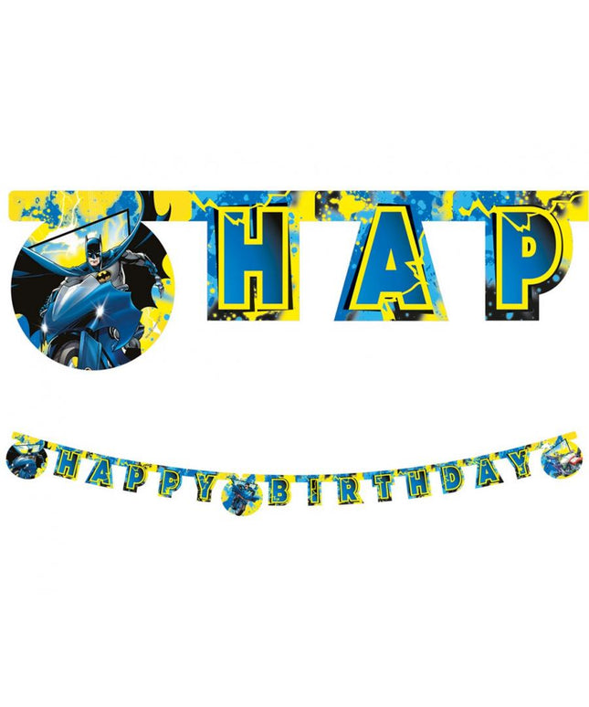 Baner natpis Batman Rogue Rage "Happy Birthday" - 200 cm
