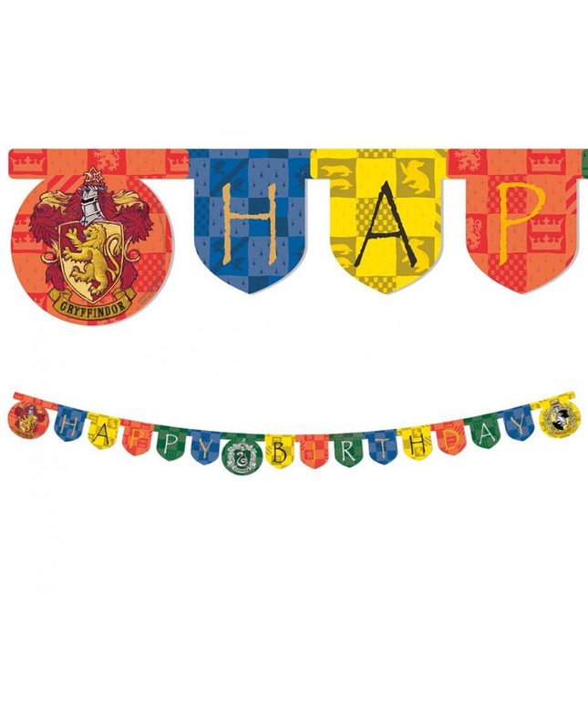 Baner natpis Harry Potter "Happy Birthday" - 200 cm