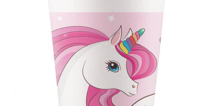 Papirnate čaše Jednorog Rainbow 200 ml - 8 kom