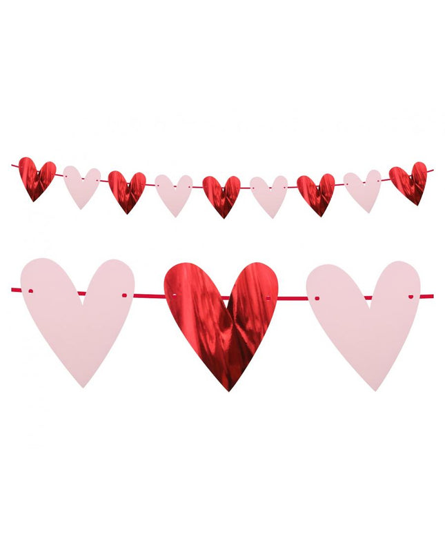 Girlanda papirnata Srca, 200 cm