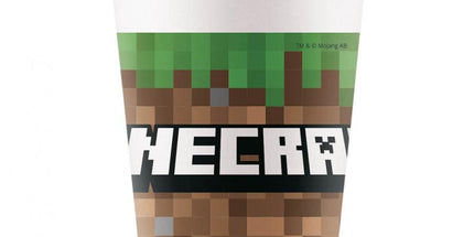 Papirnate čaše Minecraft, 200 ml - 8 kom