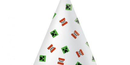 Papirnati šeširi Minecraft - 6 kom