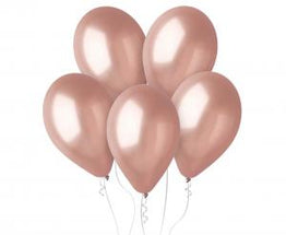 Metalik rose gold lateks baloni 30 cm - 10 kom