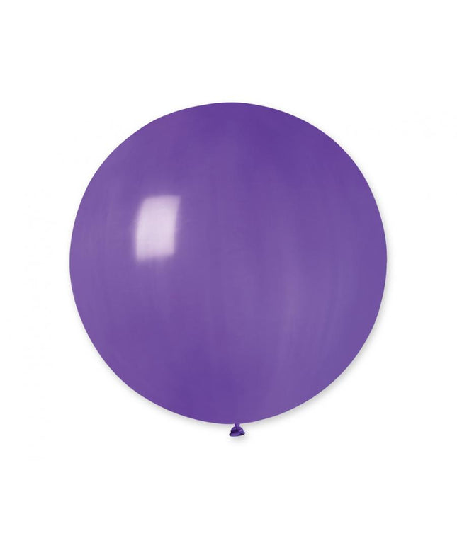 Pastel ljubičasti lateks baloni 48 cm - 5 kom