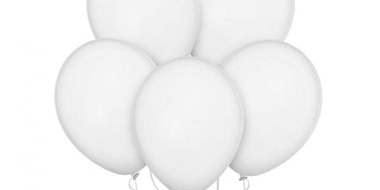 Pastel bijeli lateks baloni 45 cm - 5 kom