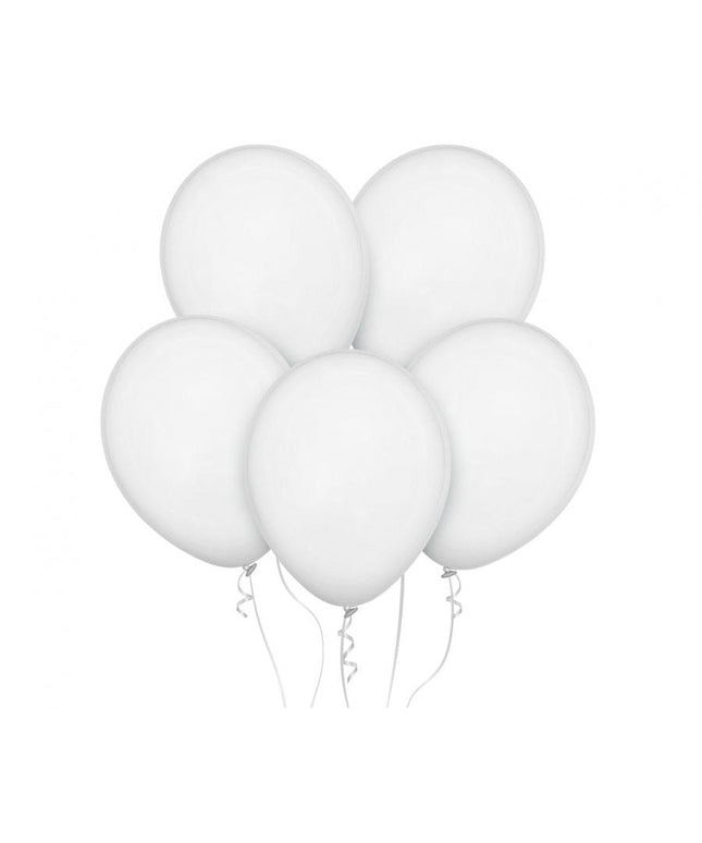 Pastel bijeli lateks baloni 45 cm - 5 kom