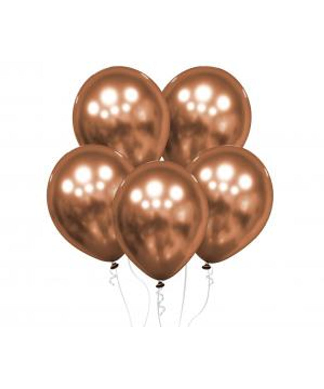 Platinum rose gold lateks baloni 30 cm - 10 kom