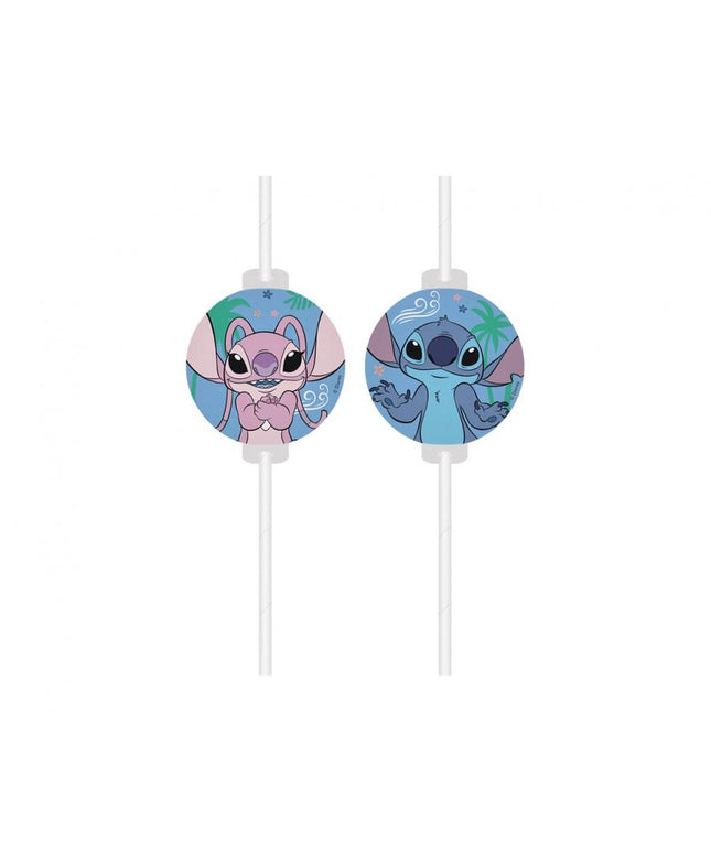 Papirnate slamke Stitch & Angel Disney - 4 kom
