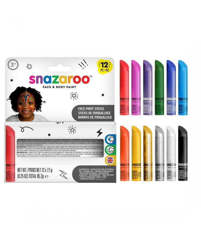 Set olovaka za oslikavanje lica u raznim bojama Snazaroo