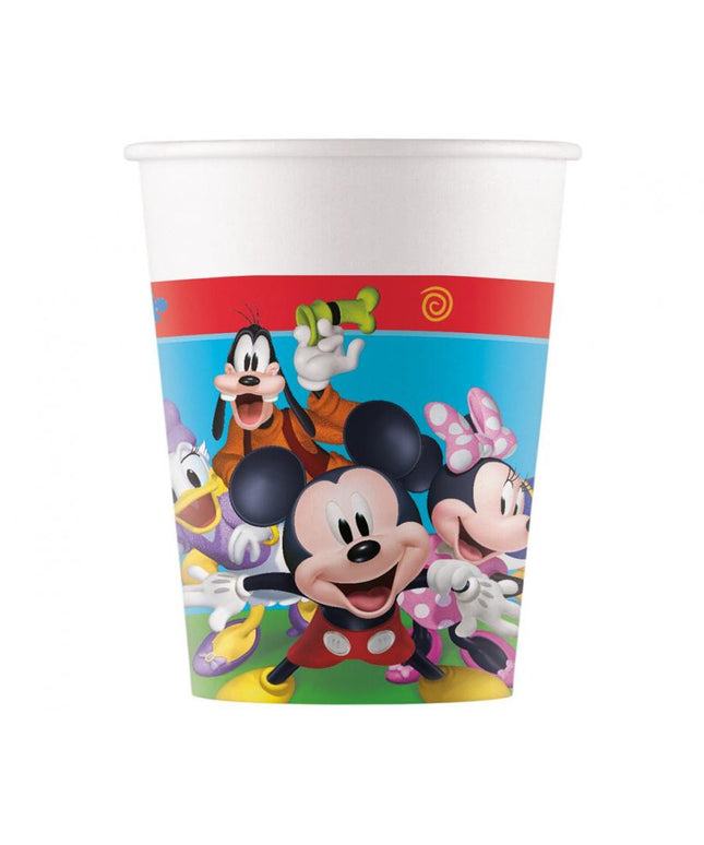 Papirnate čaše Mickey Mouse Rock the House Disney, 200 ml, 8 kom
