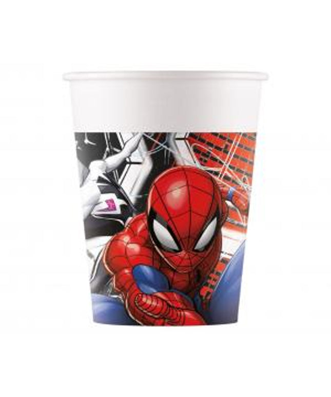 Papirnate čaše Spiderman World of Web 200 ml – 8 kom