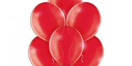 Metalik crveni lateks baloni 13 cm - 25 kom