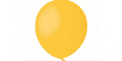 Pastel žuti lateks baloni 13 cm, pakiranje 10 kom