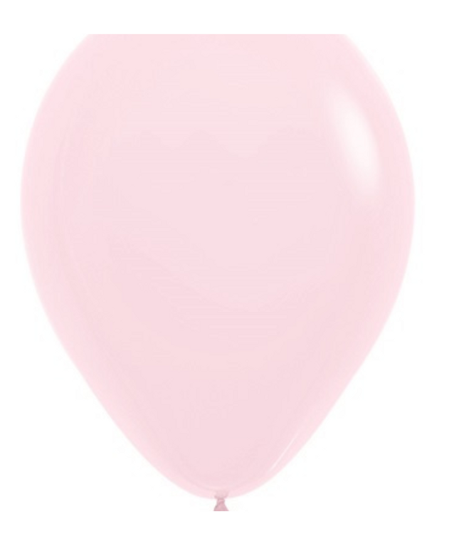 Ružičasti pastel Matt lateks baloni 13 cm - 10 kom