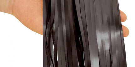 Dekorativna crna mat zavjesa od folije 100x200 cm za dekoraciju