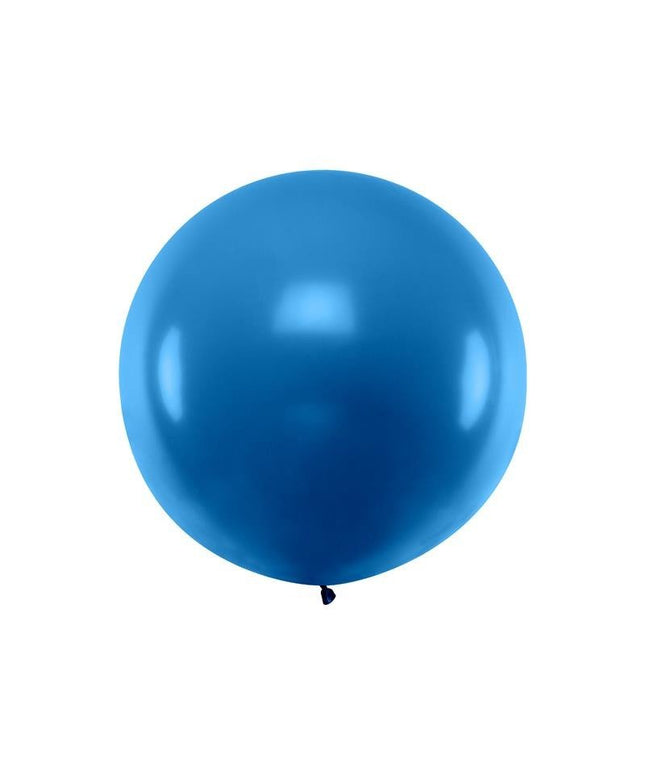 Jumbo pastel plavi sferni balon 75 cm Gemar