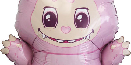 Folija balon Labubu, ružičasti, 24”, Grabo – dekoracija