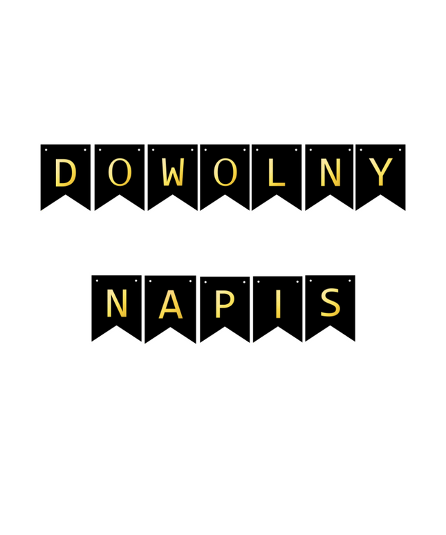 Personalizirana zlatna girlanda