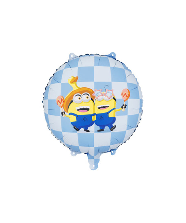 Folija balon Minions šareni - 35 cm