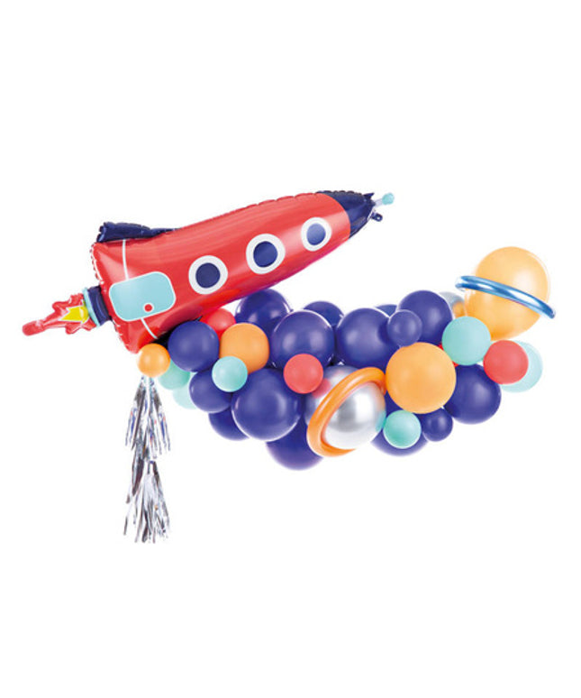 Girlanda od balona Raketa mix - 200 cm