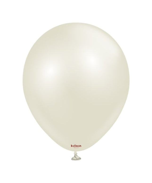 Ivory White lateks baloni 12 cm - 10 kom