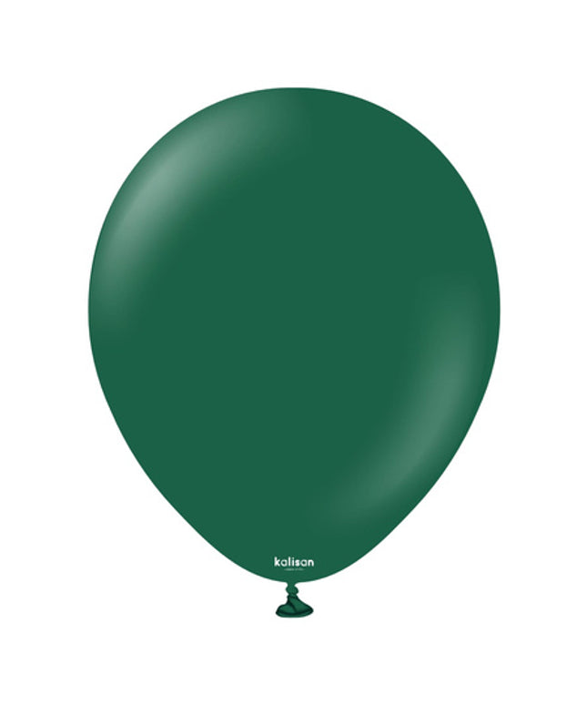 Tamno zeleni lateks baloni 13 cm - 10 kom