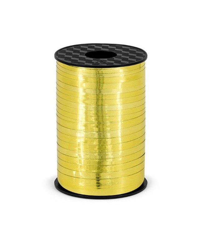 Zlatna metalizirana traka za balone 0,5 cm × 225 m