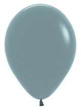 Plavi pastel Dusk lateks baloni 13 cm - 10 kom