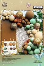 Balonska girlanda Safari 78 kom – životinjska tematika