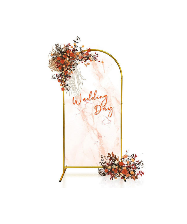 Luk zlatni metalni za balonske dekoracije, 100 × 200 cm