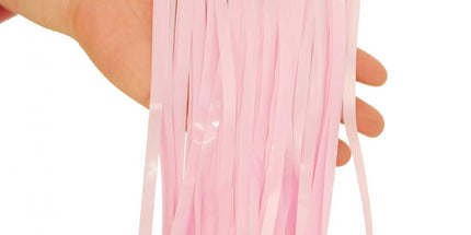 Dekorativna svjetloružičasta folija zavjesa za proslave 100x200